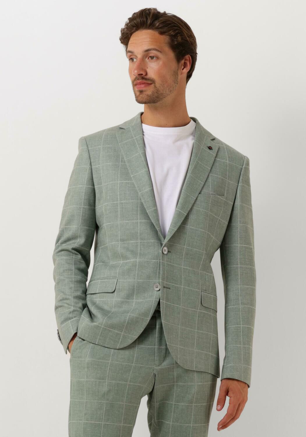 Zuitable Groene Dinick blazer Green Heren