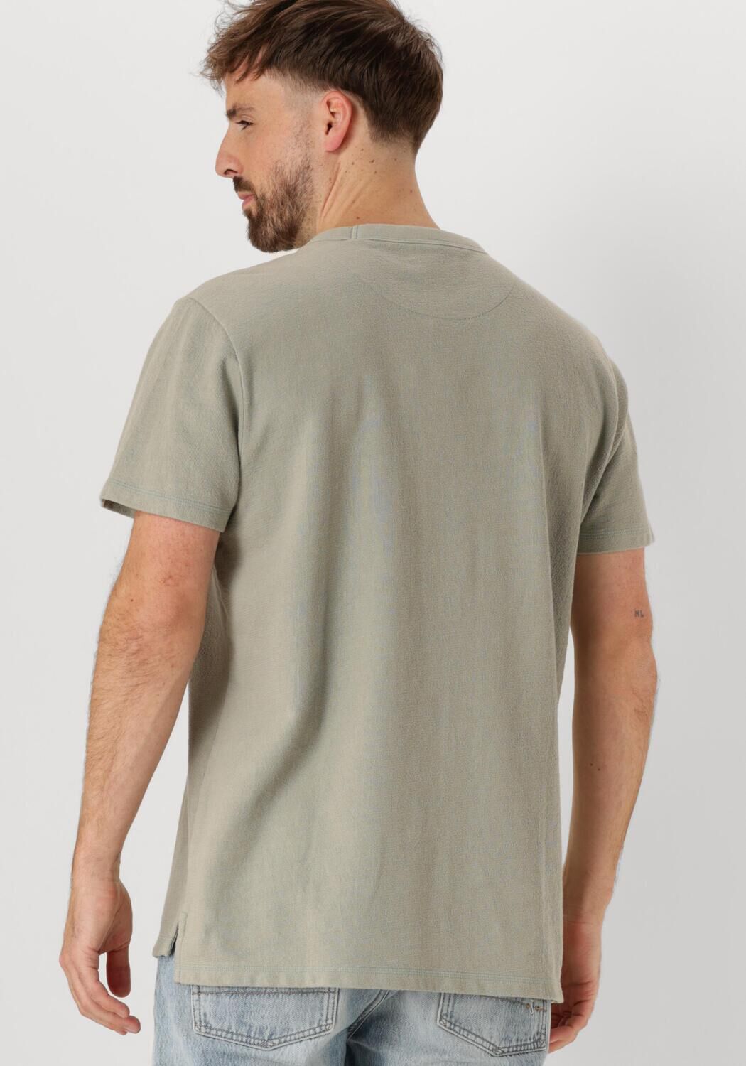 BUTCHER OF BLUE Heren Polo's & T-shirts Adrien Loose Pkt Tee Groen