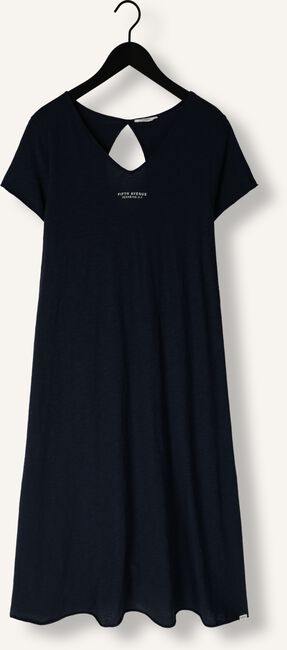Donkerblauwe PENN & INK Midi jurk DRESS PRINT Donkerblauwe PENN & INK Midi jurk DRESS PRINT - large