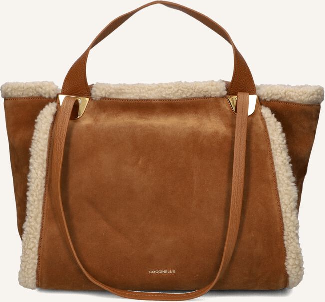Cognac COCCINELLE Handtas OLIVER ECO SHEA Cognac COCCINELLE Handtas OLIVER ECO SHEA - large