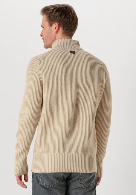 Beige G-STAR RAW Trui ESSENTIAL HALF ZIP KNIT - large