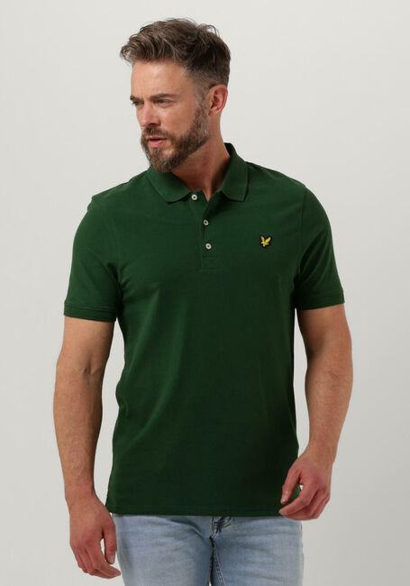 Groene LYLE & SCOTT Polo PLAIN POLO SHIRT - large