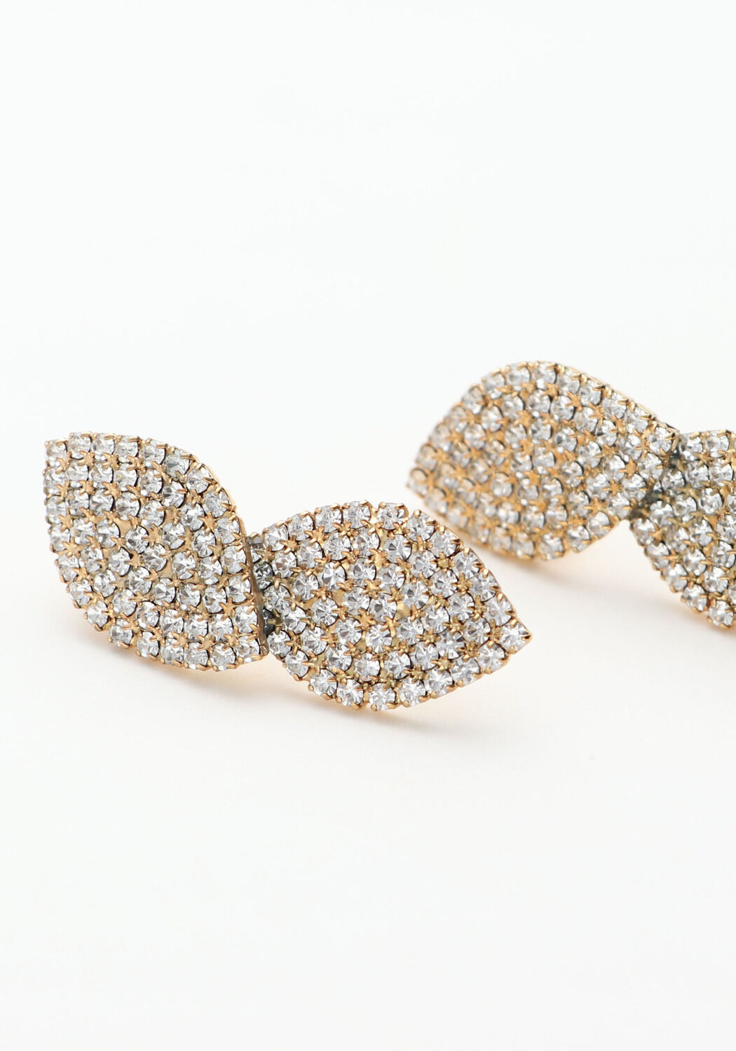 Gouden LOTT. GIOIELLI Oorbellen CE SW EARRING DOUBLE LEAF - large