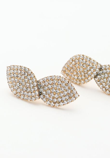 Gouden LOTT. GIOIELLI Oorbellen CE SW EARRING DOUBLE LEAF - large