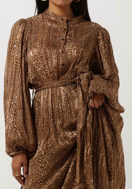 Bruine NOTRE-V Maxi jurk MAXI DRESS NV-ALIX - large