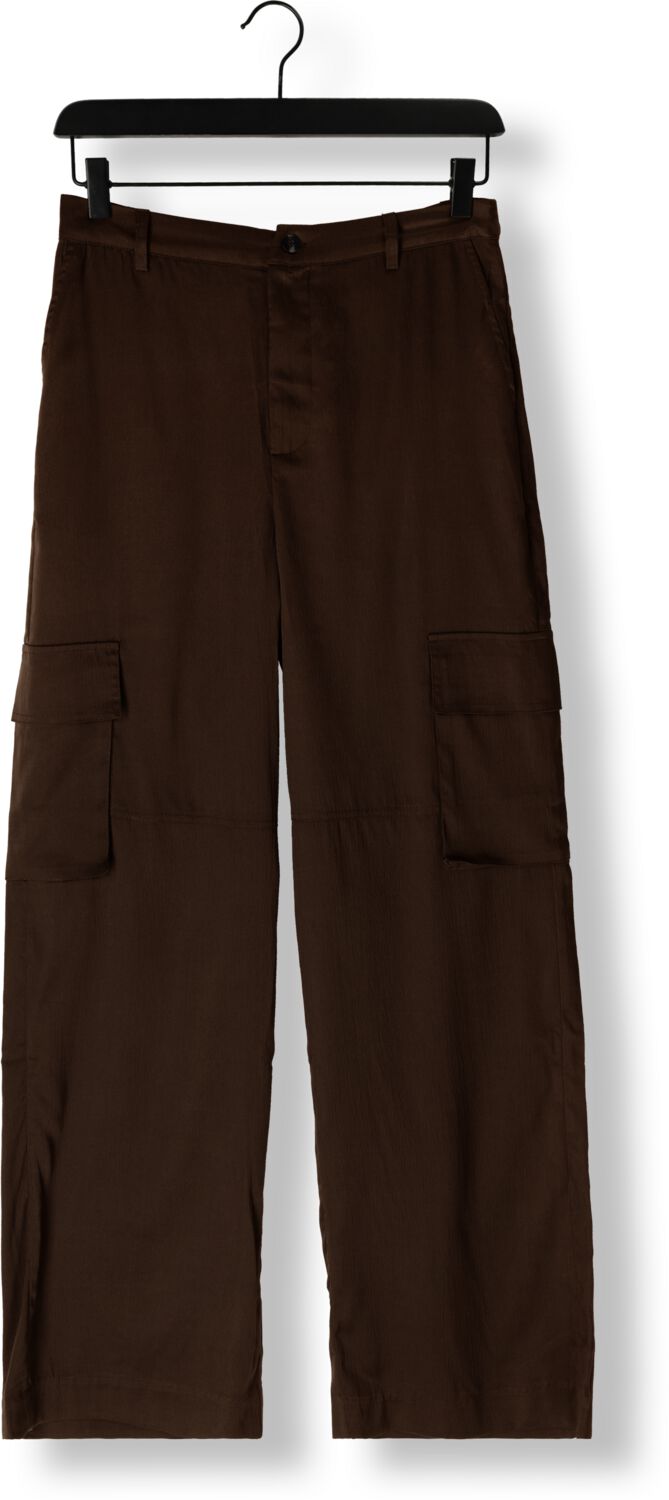 MINUS Dames Broeken Wendy Wide Leg Pant Bruin
