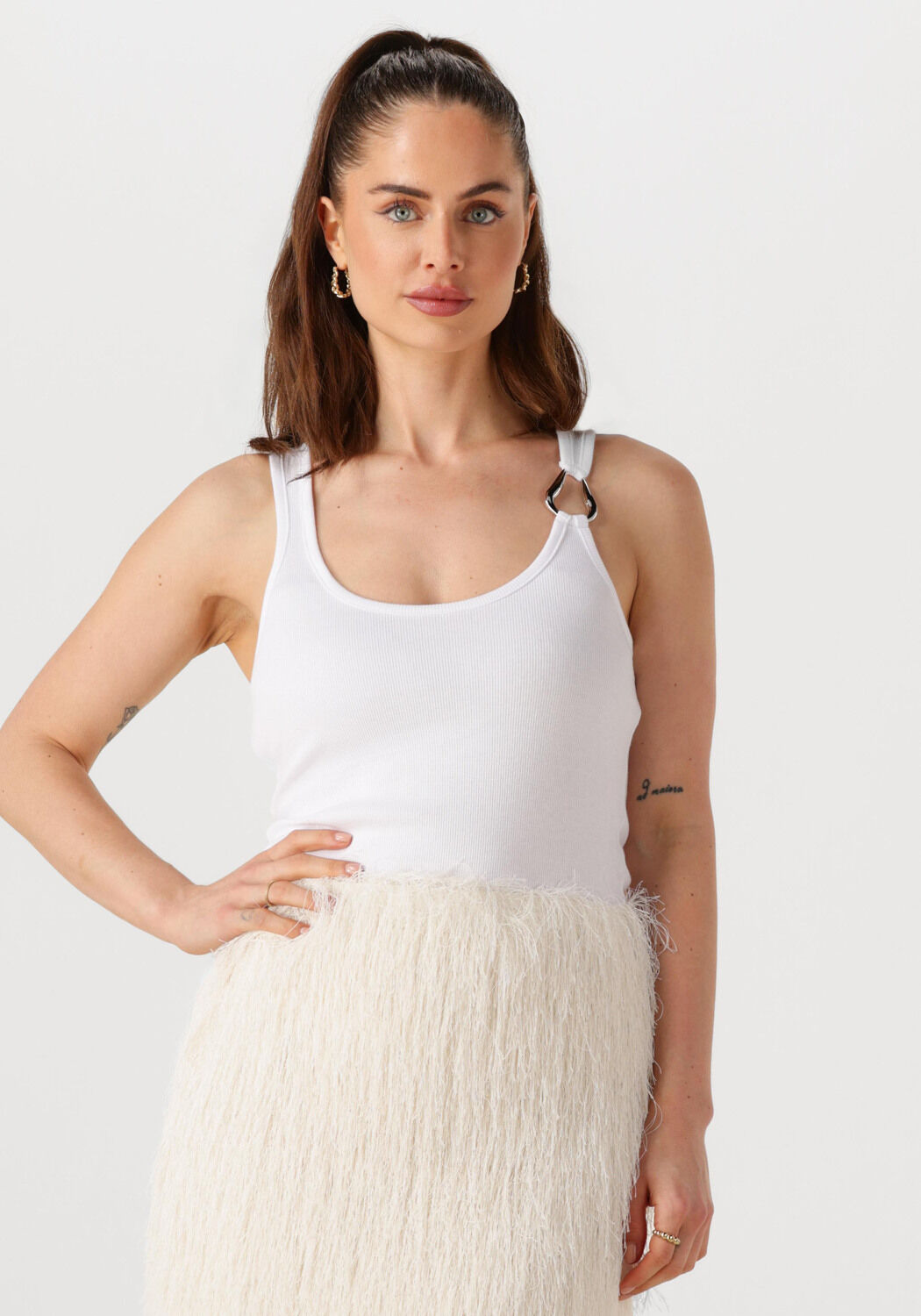 COPENHAGEN MUSE Dames Tops & T-shirts Cm Civ Top Wit