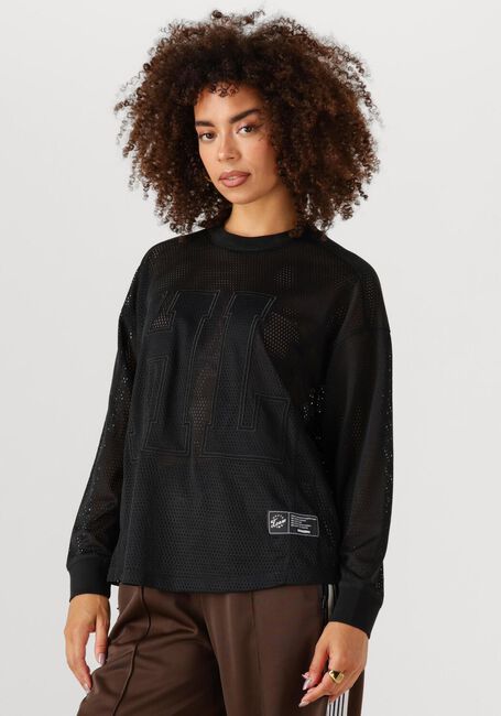 Zwarte HAUTE L'AMITIÉ Tops & T-shirts DRIFT LS SPORTS BLOUSE - large