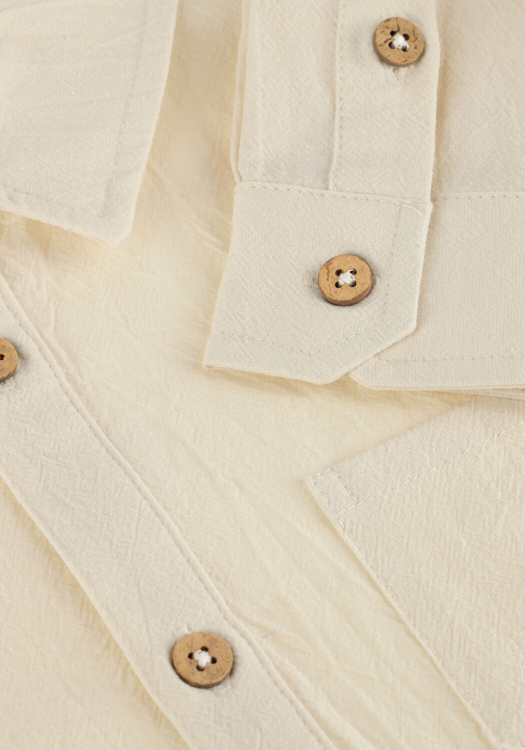 Beige LIL' ATELIER Casual overhemd NMMHADAM LS SHIRT LIL - large