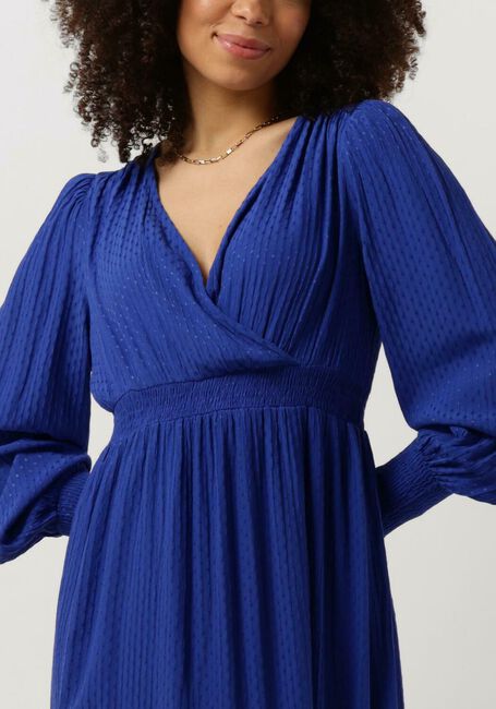 Blauwe Y.A.S. Maxi jurk YASDREA LS LONG DRESS - large