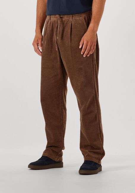 Bruine ANERKJENDT Chino AKJAN CORD PLEAT PANTS - large