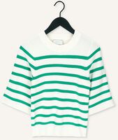 Groene NEO NOIR Trui MINKA STRIPE KNIT BLOUSE Groene NEO NOIR Trui MINKA STRIPE KNIT BLOUSE - medium