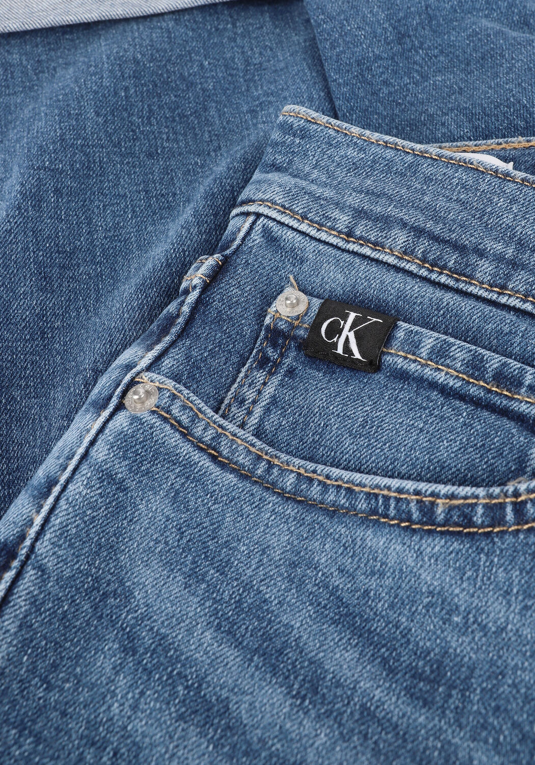 Blauwe CALVIN KLEIN Jeans SLIM SHORT - large