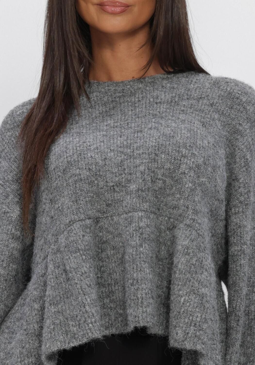 Grijze EDITED Top LICIA JUMPER - large