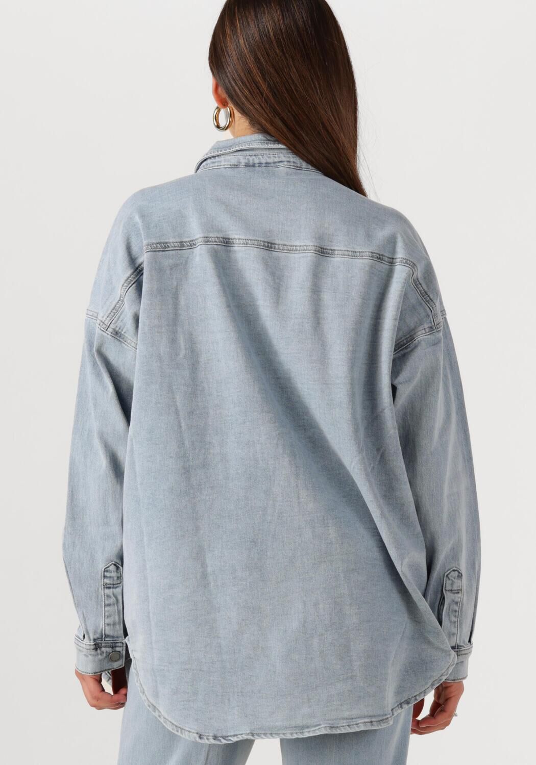 MY ESSENTIAL WARDROBE Dames Blouses Laramw 115 Malo Shirt Lichtblauw