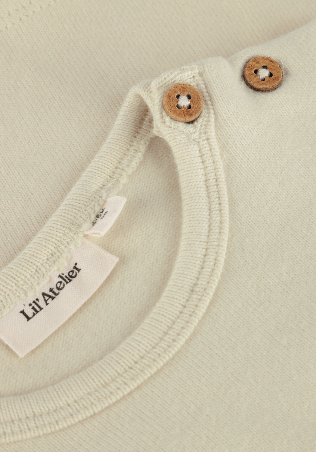 Beige LIL' ATELIER Tops & T-shirts NBMTHORO LS SLIM TOP LIL - large