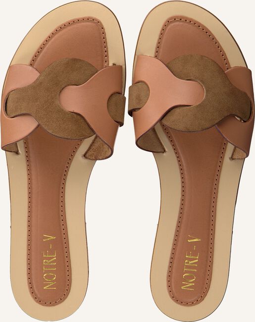 Cognac NOTRE-V Slippers 18701 Cognac NOTRE-V Slippers 18701 - large