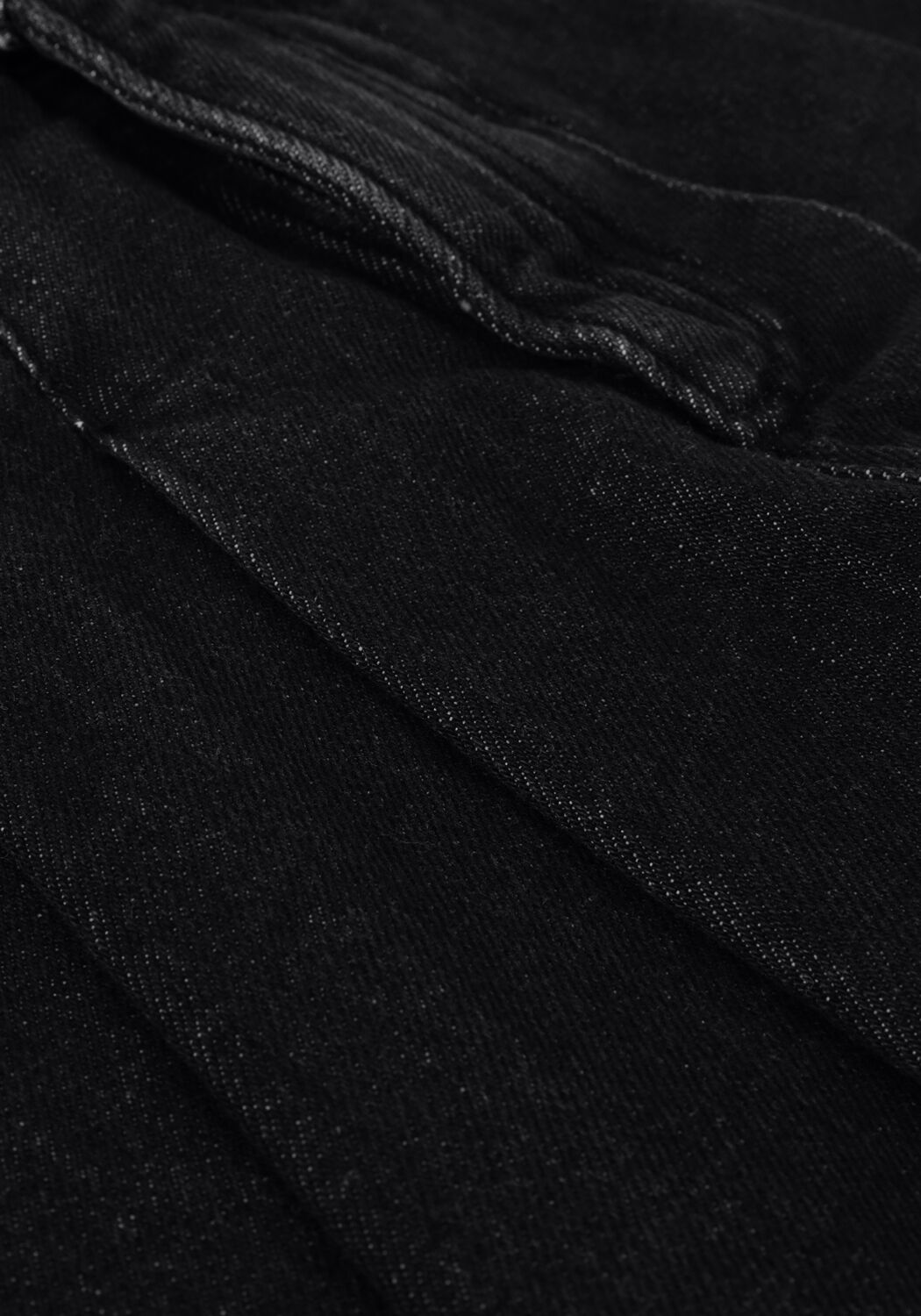 Zwarte LIKE FLO Minirok DENIM SKORT WITH PLEADS - large