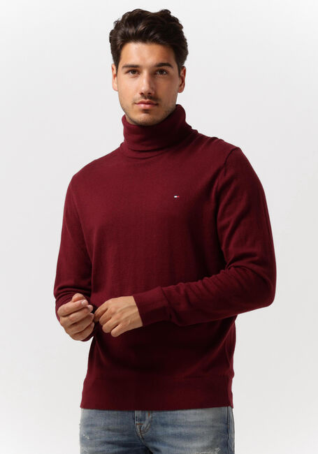 Bordeaux TOMMY HILFIGER Coltrui PIMA ORG CTN CASHMERE ROLL NECK - large