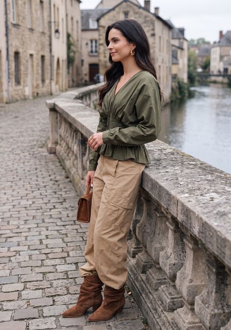 Groene COPENHAGEN MUSE Blouses CMPOPLIN-BLOUSE - large