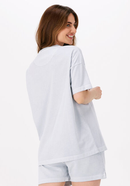 Lichtblauwe LYLE & SCOTT T-shirt GARMENT DYE T-SHIRT - large