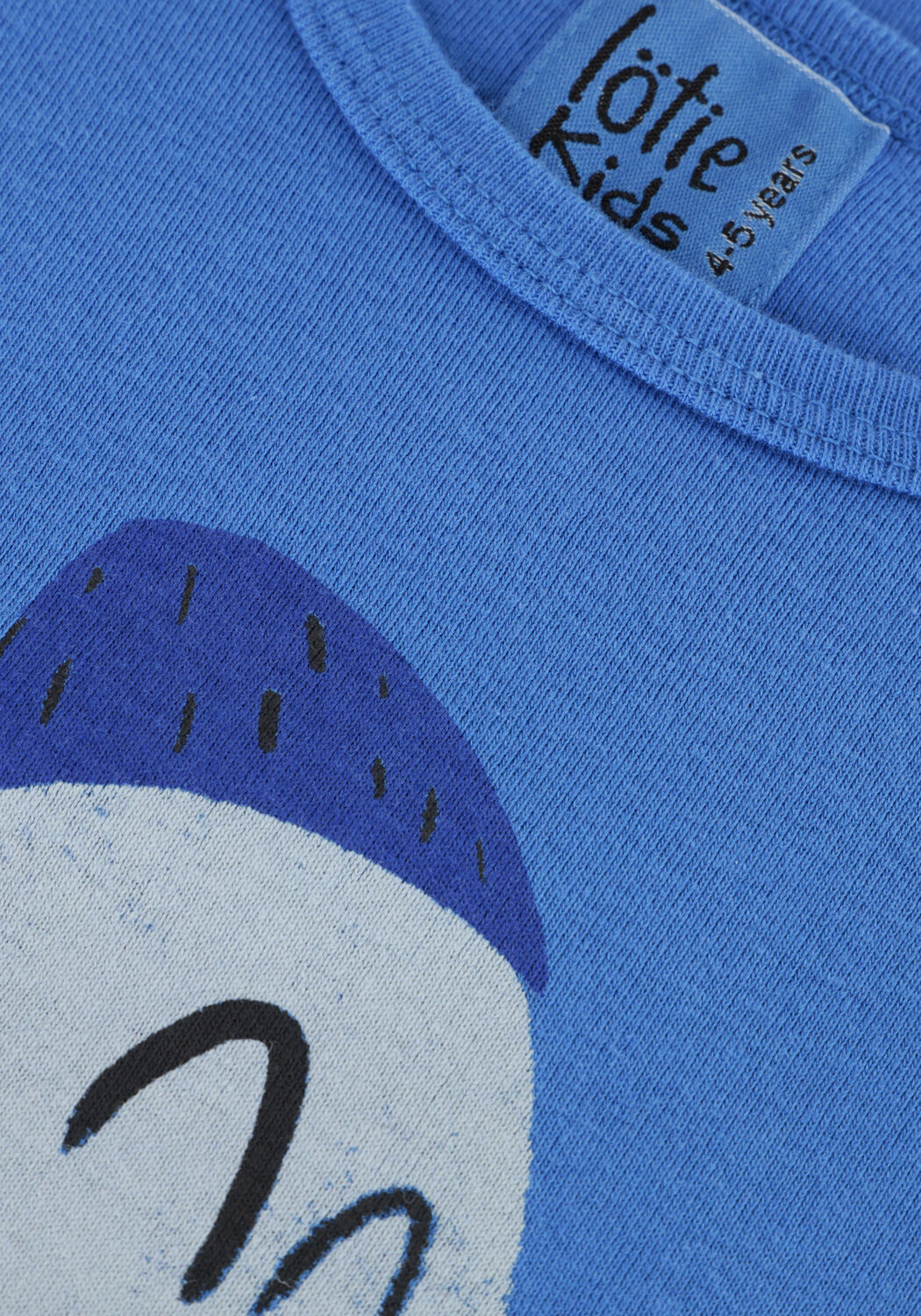 Blauwe L&Ouml;TIEKIDS T-shirt S25-190-26 - large