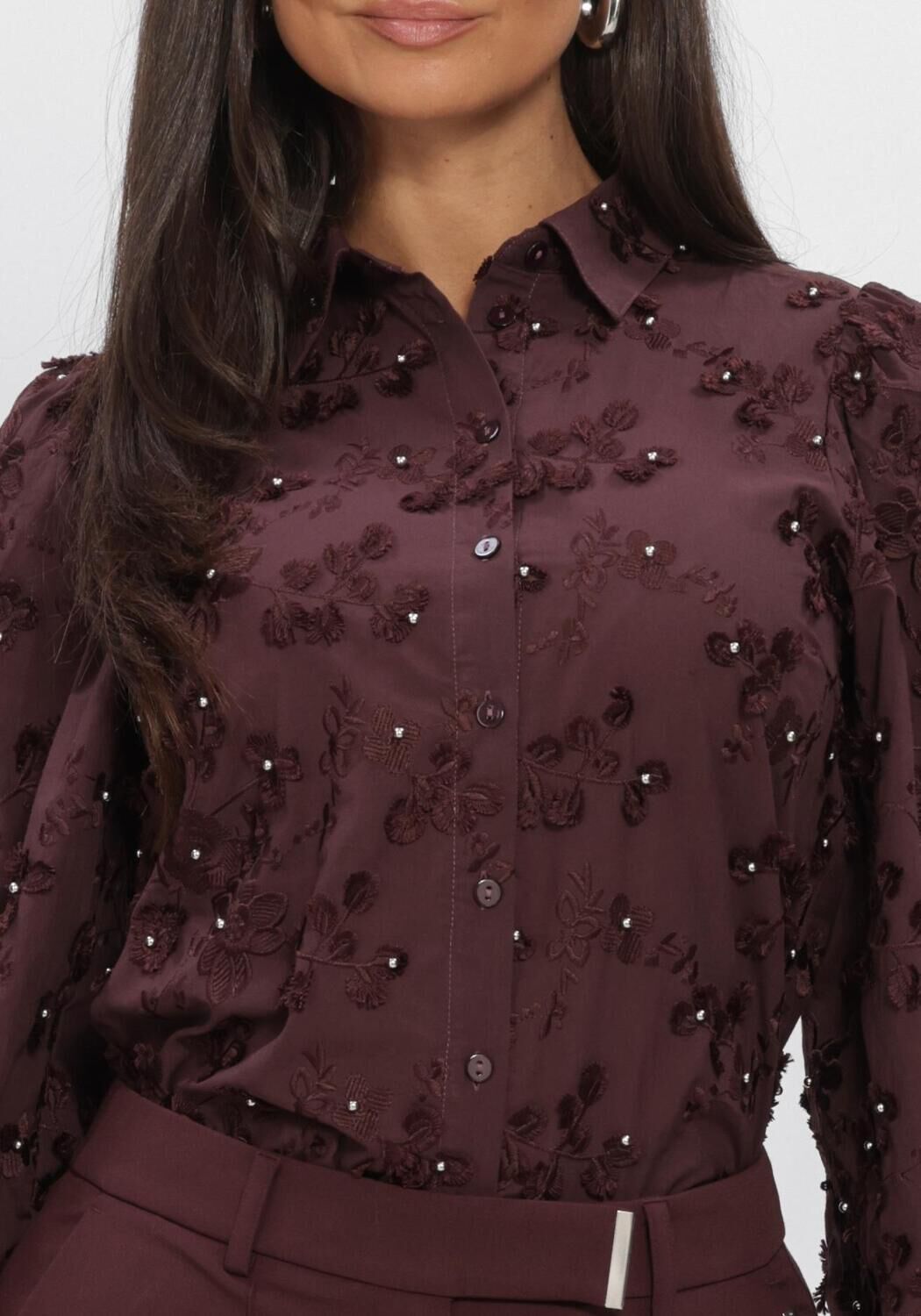 Bordeaux AAIKO Blouses LIEN BEADS CO 522 - large