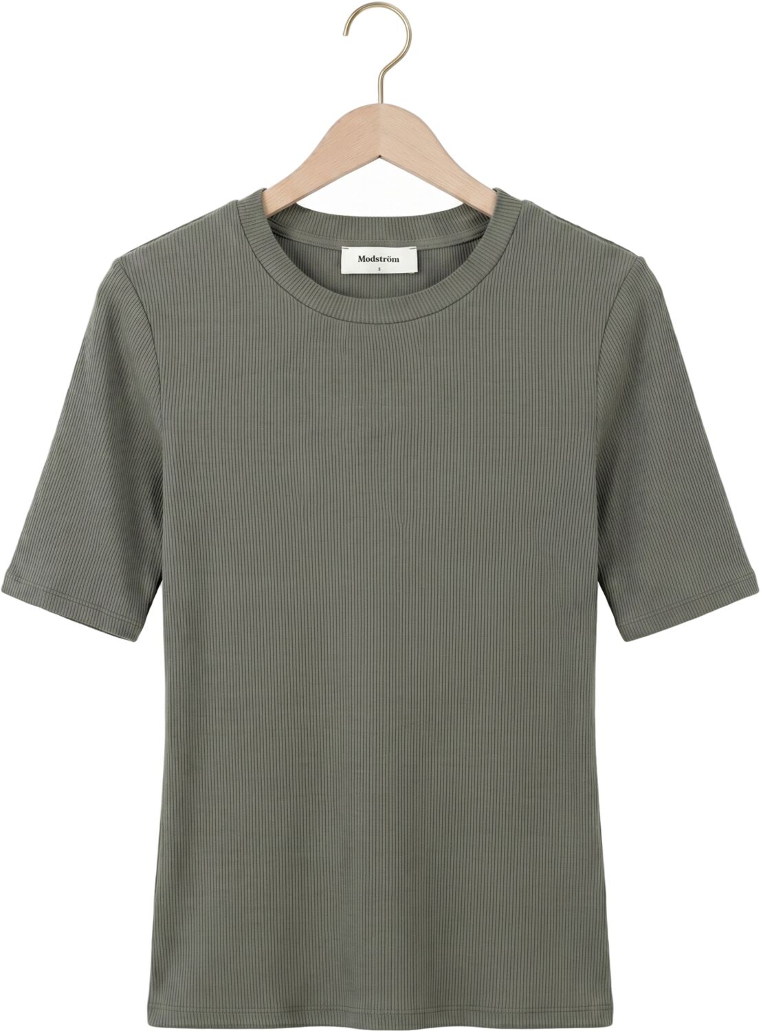 MODSTRÖM Modström Dames Tops & T-shirts Krownmd O-neck T-shirt Khaki