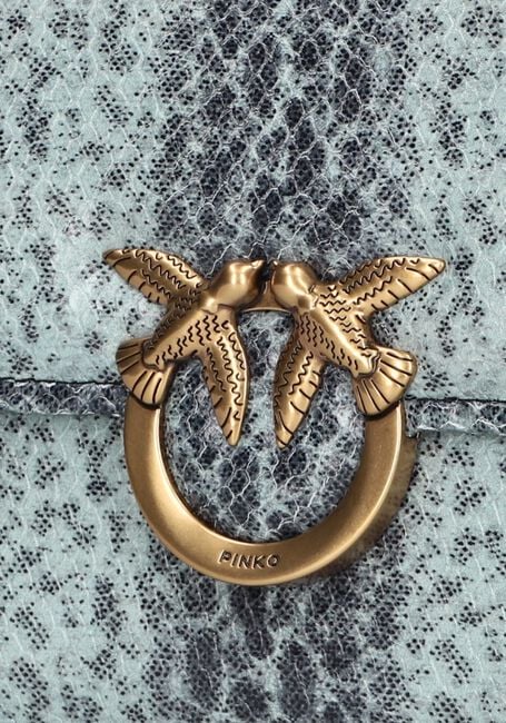Blauwe PINKO Schoudertas LOVE BOX BAG FL MINI PELLE Blauwe PINKO Schoudertas LOVE BOX BAG FL MINI PELLE - large