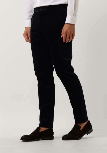Donkerblauwe SELECTED HOMME Pantalon SLIM-OAKLAND CORD TRS - large