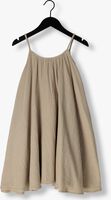 Taupe KONGES SLOJD Midi jurk OLIVE STRAP DRESS - medium