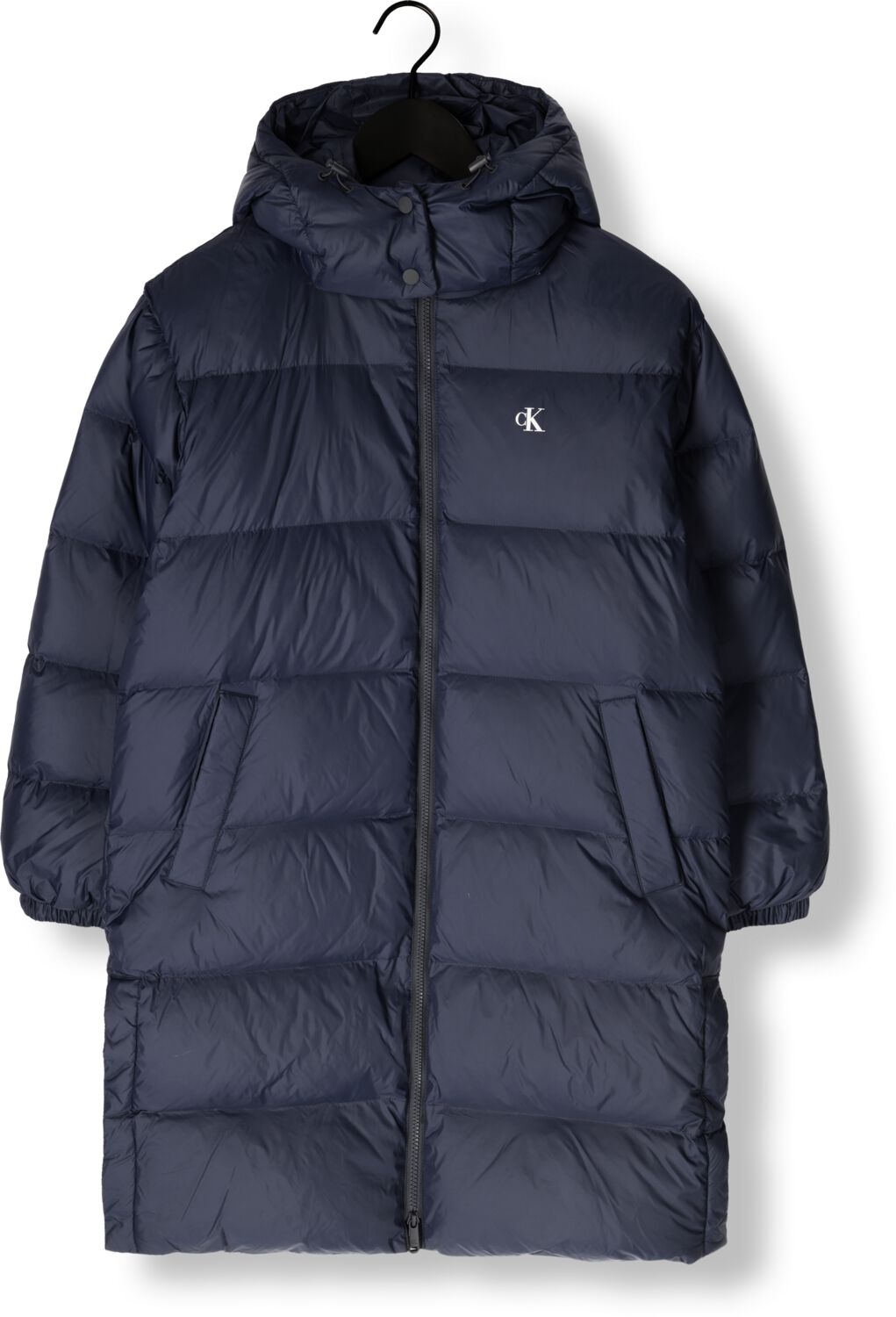 CALVIN KLEIN Dames Jassen Essential Midweight Long Puffer Blauw