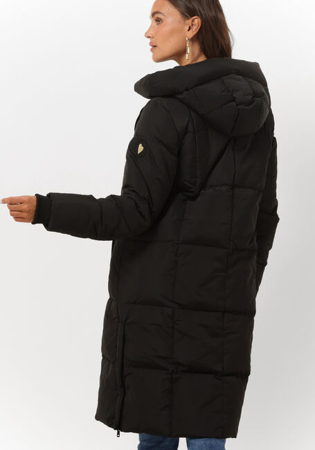Zwarte MOS MOSH Gewatteerde jas NOVA SQUARE DOWN COAT - large
