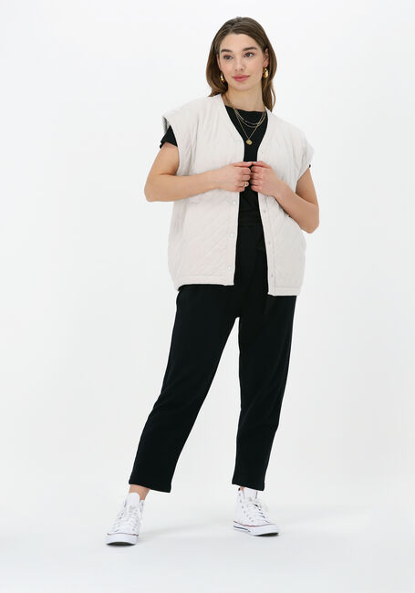 Zwarte 10DAYS Top TEE LINEN - large