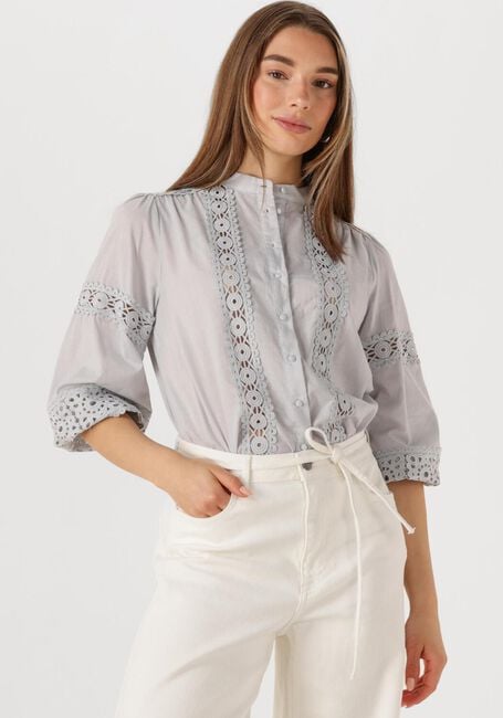Grijze LOLLYS LAUNDRY Blouses JUNELL SHIRT LS - large