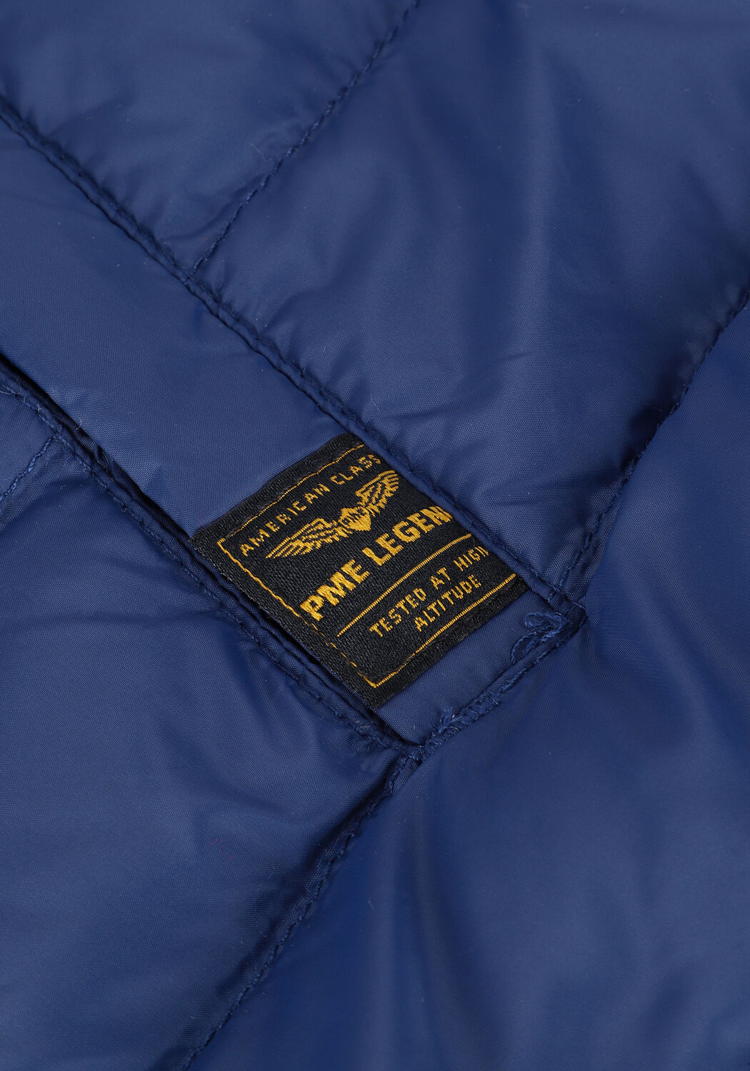 Blauwe PME LEGEND Gewatteerde jas SHORT JACKET SKYCONTROL MDL DENSYLON - large