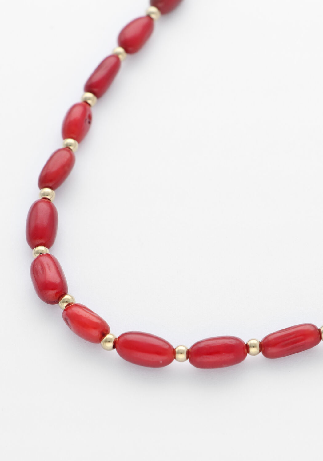 Rode BONNIE STUDIOS Kettingen TOMMY WILD NECKLACE - large