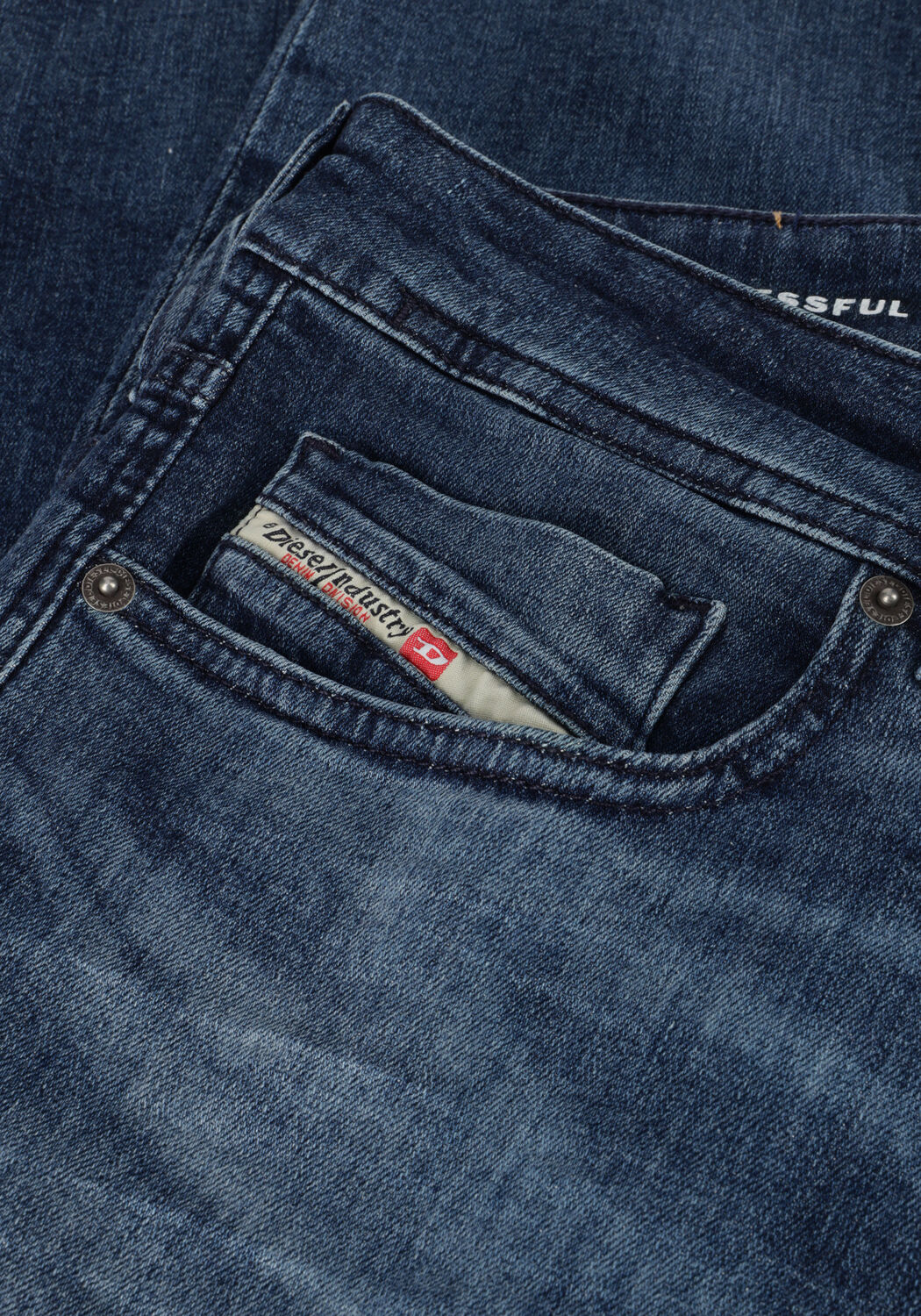 Donkerblauwe DIESEL Skinny jeans 1979 SLEENKER - large