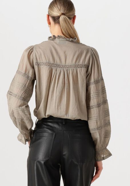 Taupe NEO NOIR Blouses LYLA S VOILE BLOUSE - large