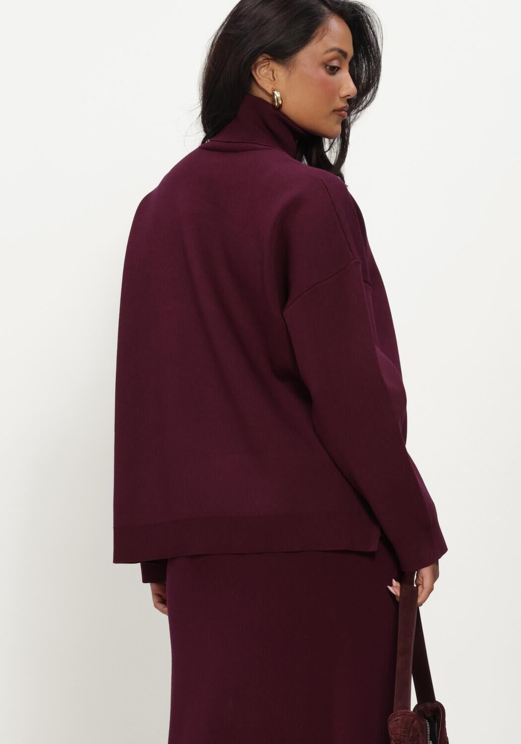 Bordeaux OMODA ATELIER Trui OM-DANA X QUINTY - large