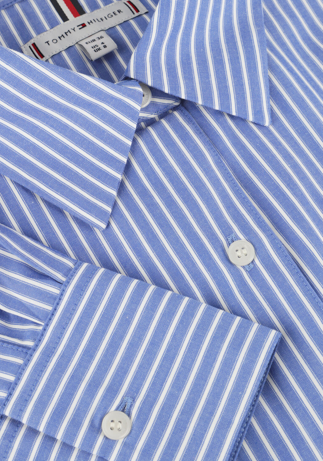 Blauwe TOMMY HILFIGER Blouses ESS POPLIN EASY FIT SHIRT - large