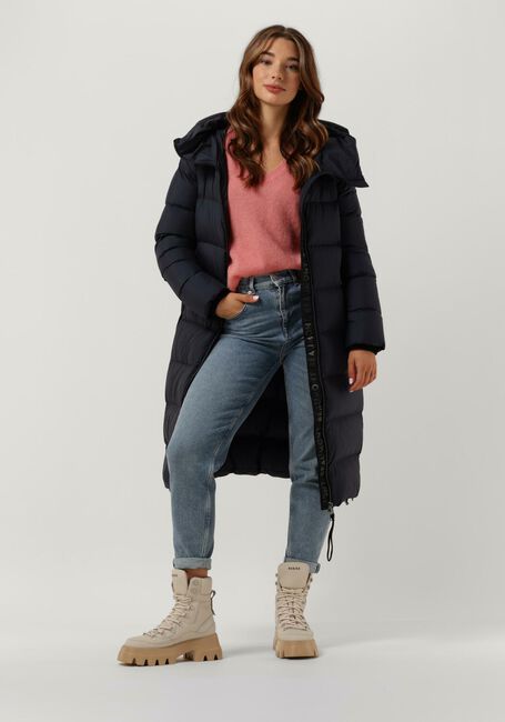 Donkerblauwe BEAUMONT Gewatteerde jas PUFFER PARKA COAT - large