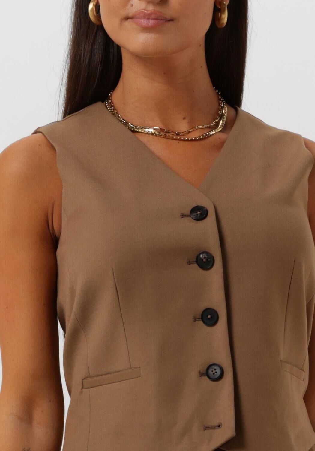 INWEAR Dames Blazers Khailw Waistcoat Bruin
