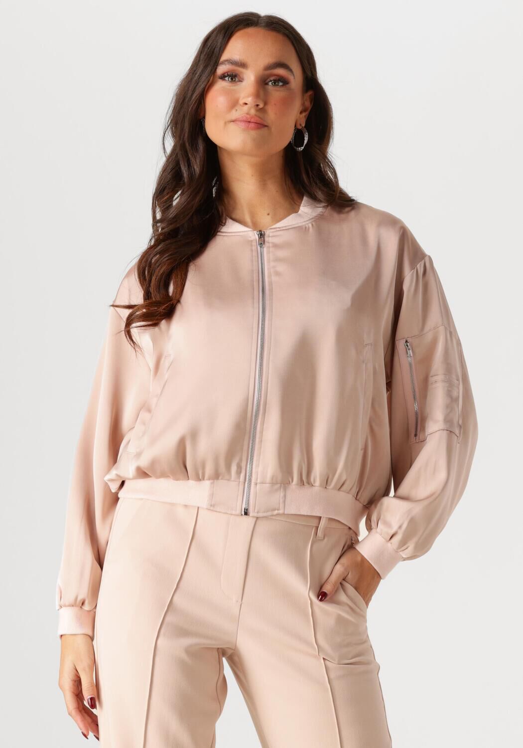 NUKUS Dames Jassen Noell Bomber Roze