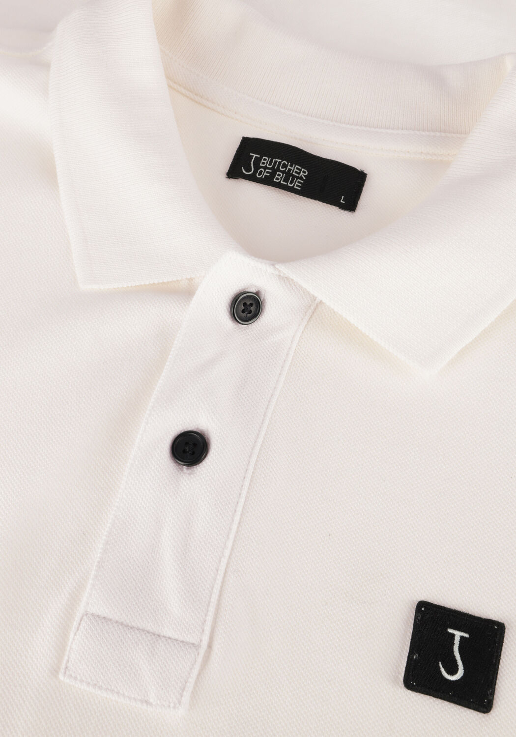 Witte BUTCHER OF BLUE Polo ARMY PIQUE POLO - large