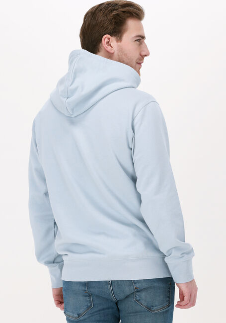 Lichtblauwe SELECTED HOMME Sweater SLHJASON380 HOOD SWEAT S NOOS - large