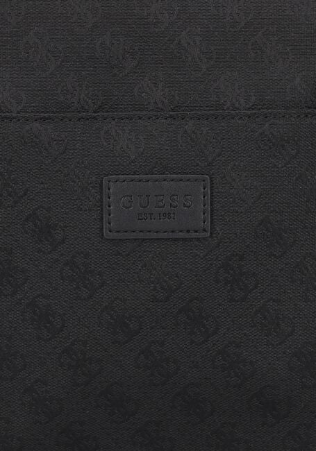 Zwarte GUESS Schoudertas STRAVE XBODY FLAT W FRNT ZPR Zwarte GUESS Schoudertas STRAVE XBODY FLAT W FRNT ZPR - large