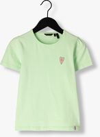 Groene NONO T-shirt KONO BASIC TSHIRT WITH SMALL EMBRO AT CHEST