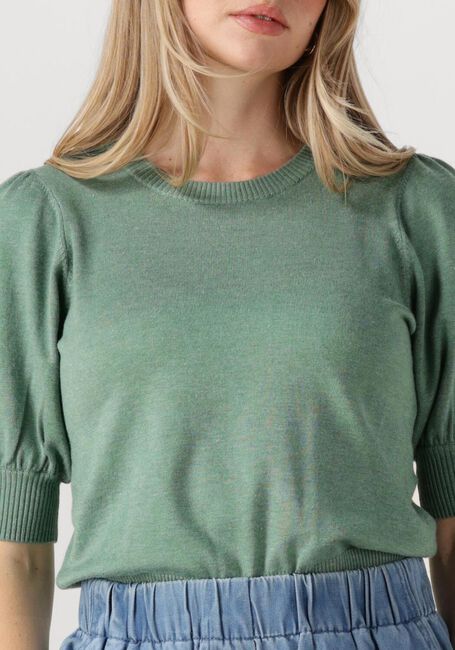 Groene MINUS Trui LIVA KNIT TEE - large