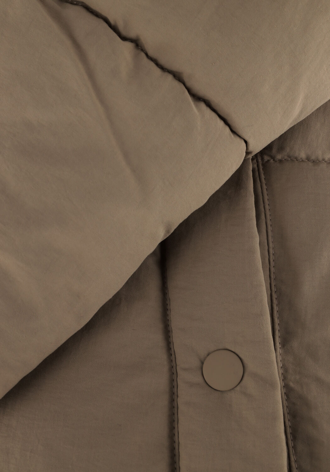Taupe NOTRE-V Gewatteerde jas NV-EDNA - large